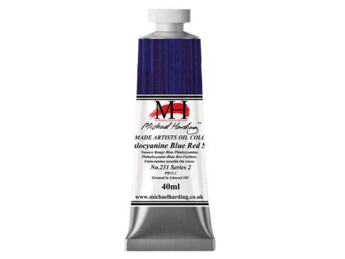 Oil paint - Michael Harding - 231, Phthalocyanine Blue, 40 ml