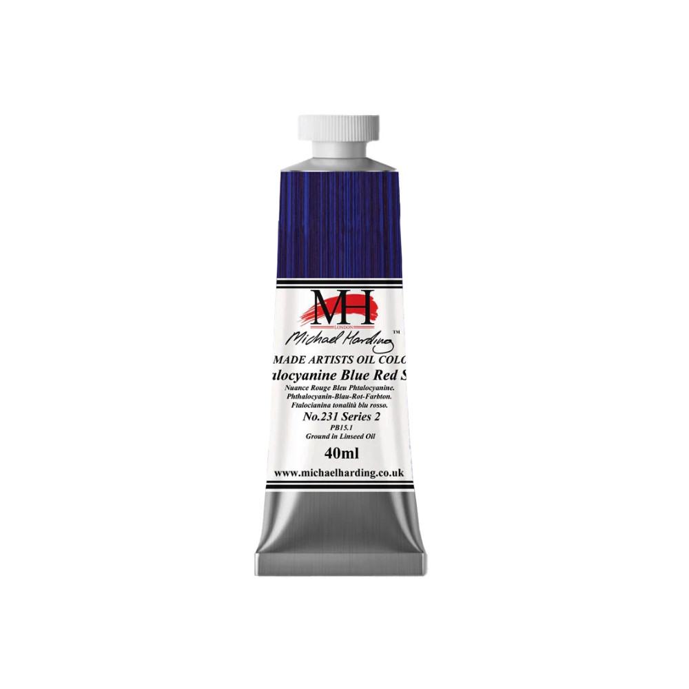 Farba olejna - Michael Harding - 231, Phthalocyanine Blue, 40 ml
