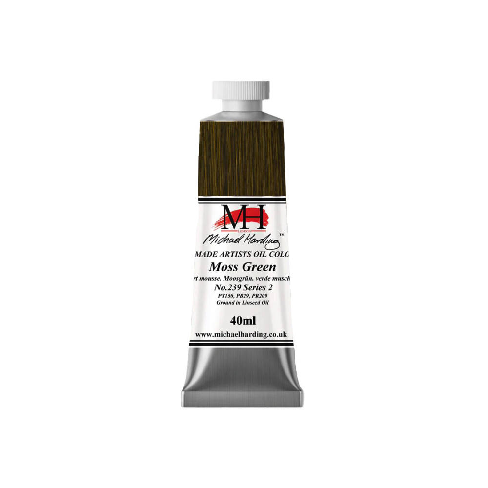 Farba olejna - Michael Harding - 239, Moss Green, 40 ml