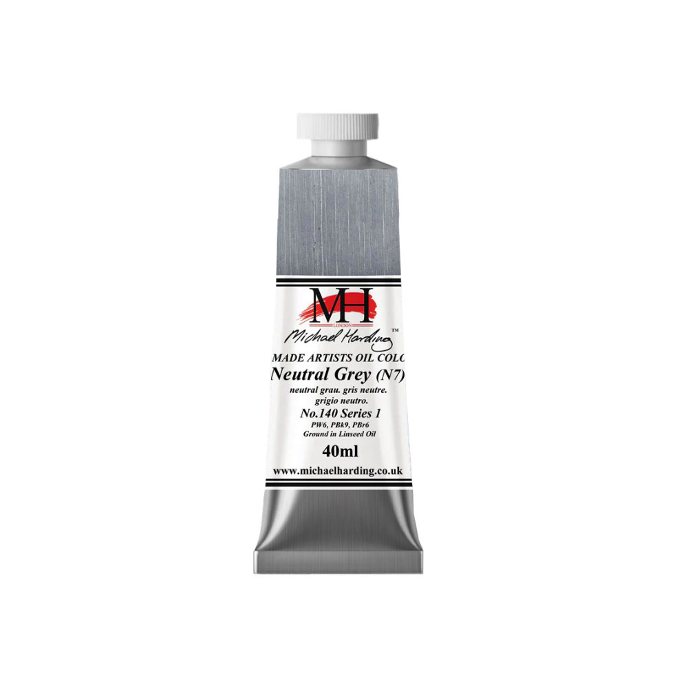 Farba olejna - Michael Harding - 140, Neutral Grey N7, 40 ml