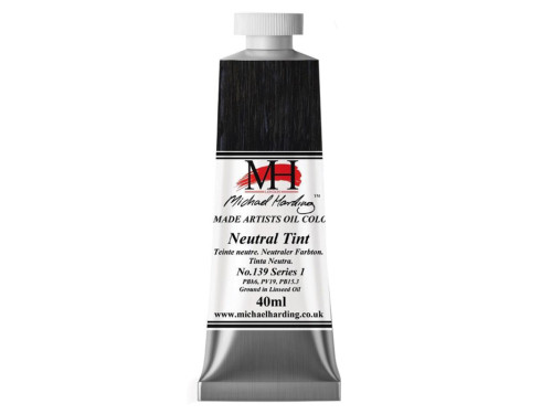 Oil paint - Michael Harding - 139, Neutral Tint, 40 ml