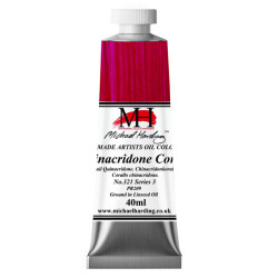 Oil paint - Michael Harding - 321, Quinacridone Coral, 40 ml