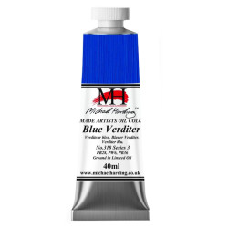 Oil paint - Michael Harding - 318, Blue Verditer, 40 ml