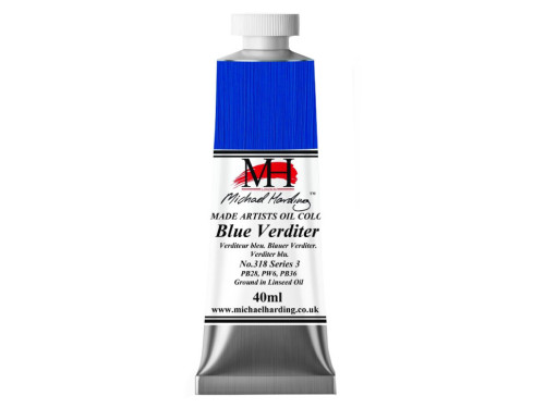 Farba olejna - Michael Harding - 318, Blue Verditer, 40 ml
