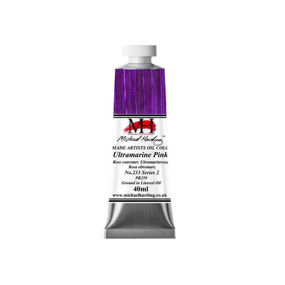 Farba olejna - Michael Harding - 233, Ultramarine Pink, 40 ml