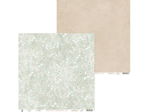 Scrapbooking paper 30,5 x 30,5 cm - Piątek Trzynastego - Beautiful Moments 06