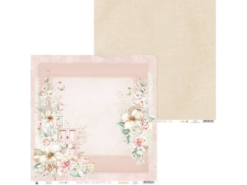 Scrapbooking paper 30,5 x 30,5 cm - Piątek Trzynastego - Beautiful Moments 04