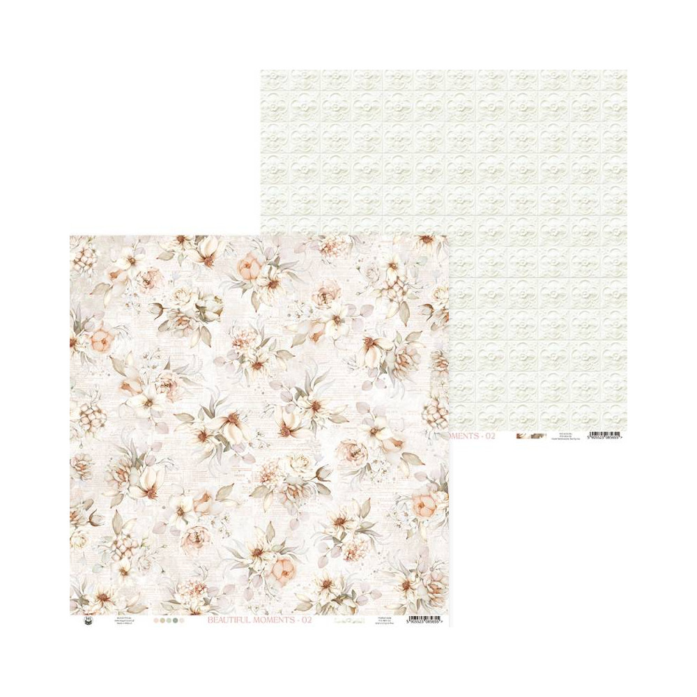Set of scrapbooking papers 30,5 x 30,5 cm - Piątek Trzynastego - Beautiful Moments