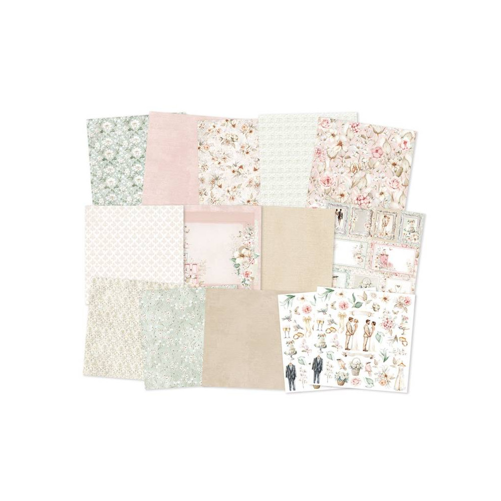Set of scrapbooking papers 30,5 x 30,5 cm - Piątek Trzynastego - Beautiful Moments