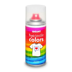 Farba do tkanin w sprayu H2O Textile Colors - Ghiant - transparentna, opalizujący brokat, 150 ml