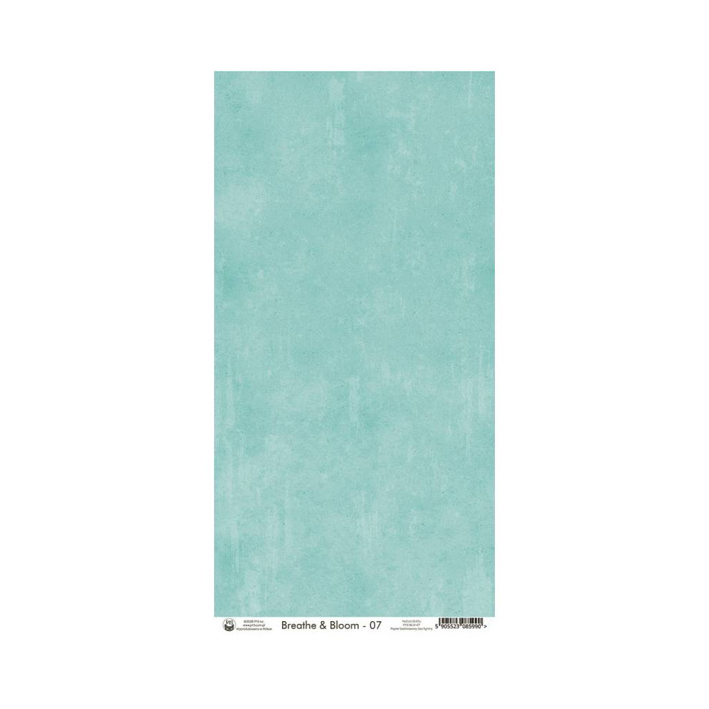 Papier do scrapbookingu 15,3 x 30,5 cm - Piątek Trzynastego - Breathe and Bloom 07