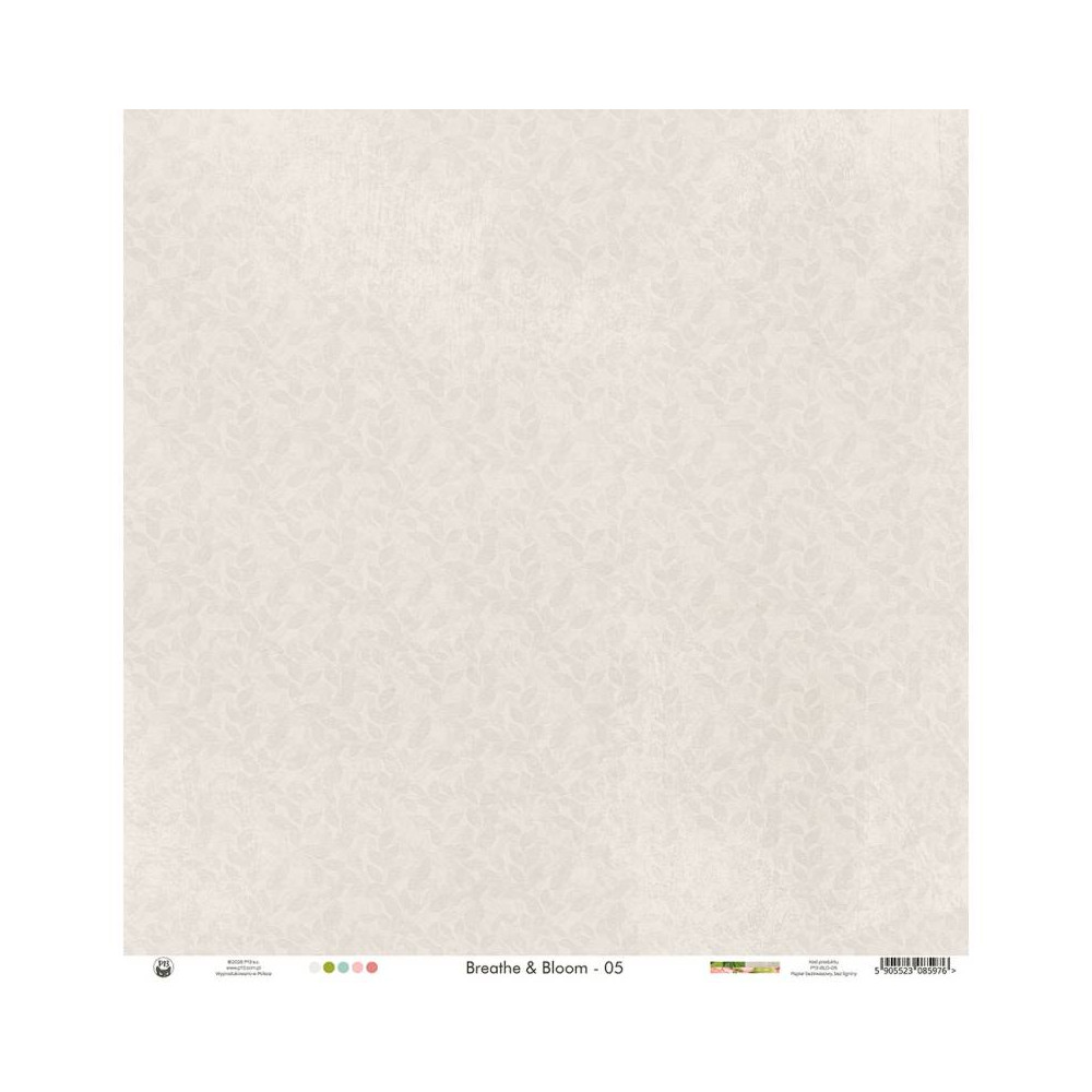 Papier do scrapbookingu 30,5 x 30,5 cm - Piątek Trzynastego - Breathe and Bloom 05