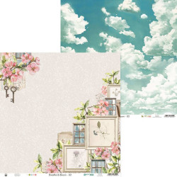 Papier do scrapbookingu 30,5 x 30,5 cm - Piątek Trzynastego - Breathe and Bloom 02