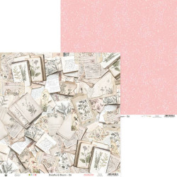 Papier do scrapbookingu 30,5 x 30,5 cm - Piątek Trzynastego - Breathe and Bloom 06