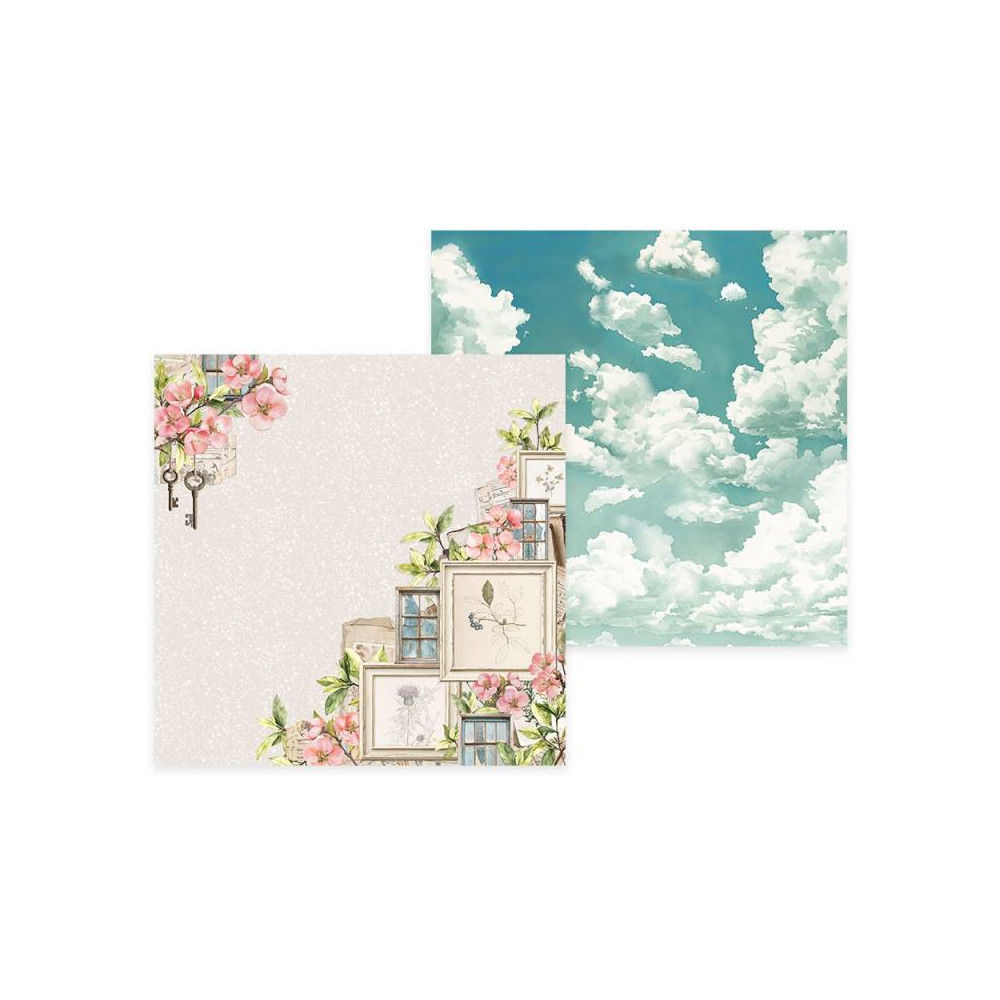 Set of scrapbooking papers 15,3 x 15,3 cm - Piątek Trzynastego - Breathe and Bloom
