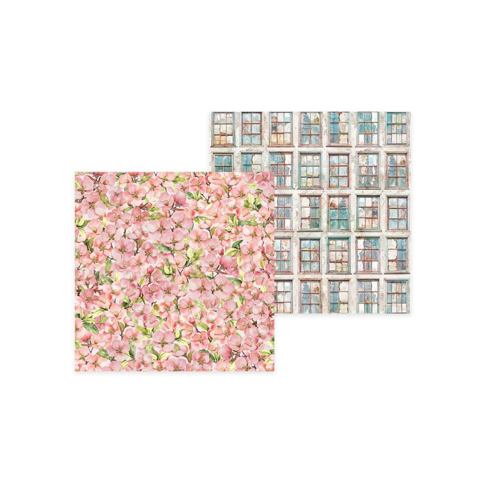 Set of scrapbooking papers 15,3 x 15,3 cm - Piątek Trzynastego - Breathe and Bloom
