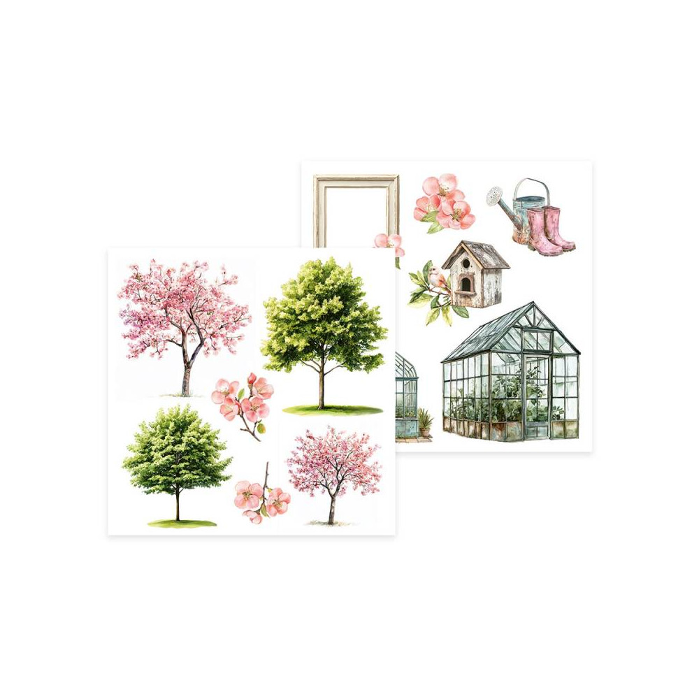 Zestaw papierów do scrapbookingu 15,3 x 15,3 cm - Piątek Trzynastego - Breathe and Bloom