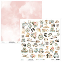 Elements for cutting 30,5 x 30,5 cm - Mintay - Bon Voyage