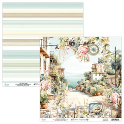 Papier do scrapbookingu 30,5 x 30,5 cm - Mintay - Bon Voyage 02