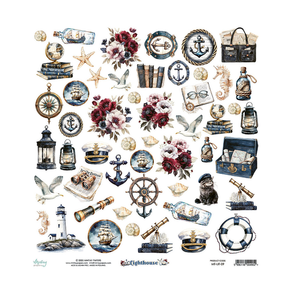 Elements for cutting 30,5 x 30,5 cm - Mintay - Lighthouse