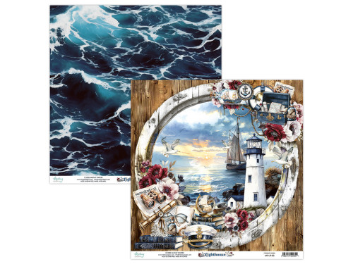 Scrapbooking paper 30,5 x 30,5 cm - Mintay - Lighthouse 03