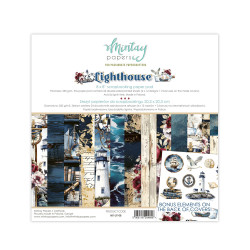 Zestaw papierów do scrapbookingu 15,2 x 15,2 cm - Mintay - Lighthouse