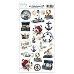 Set of paper stickers 15,2 x 20,3 cm - Mintay - Lighthouse