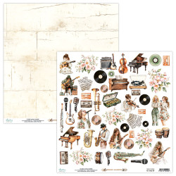 Elements for cutting 30,5 x 30,5 cm - Mintay - Music Garden