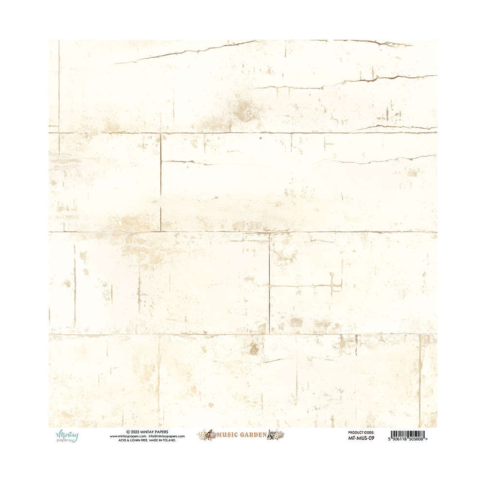 Elements for cutting 30,5 x 30,5 cm - Mintay - Music Garden
