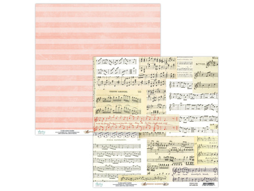 Papier do scrapbookingu 30,5 x 30,5 cm - Mintay - Music Garden 04