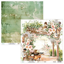 Papier do scrapbookingu 30,5 x 30,5 cm - Mintay - Music Garden 03