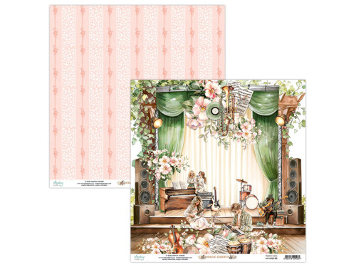 Scrapbooking paper 30,5 x 30,5 cm - Mintay - Music Garden 02