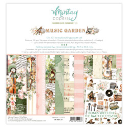Set of scrapbooking papers 30,5 x 30,5 cm - Mintay - Music Garden