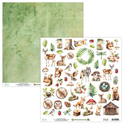 Elements for cutting 30,5 x 30,5 cm - Mintay - Wildwood Secrets