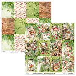 Scrapbooking paper 30,5 x 30,5 cm - Mintay - Wildwood Secrets 06