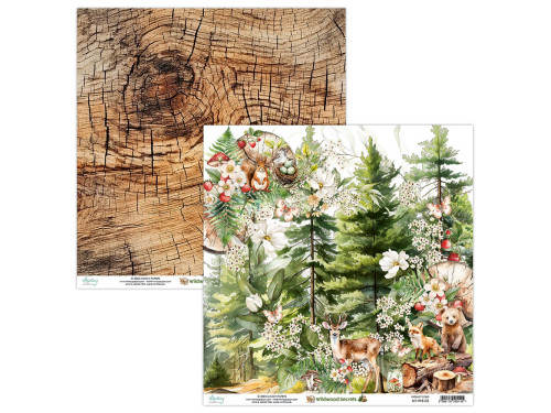 Scrapbooking paper 30,5 x 30,5 cm - Mintay - Wildwood Secrets 03