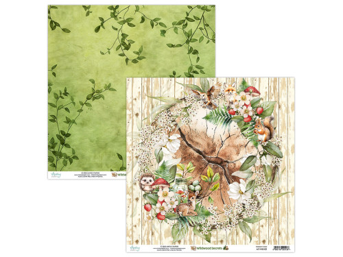 Scrapbooking paper 30,5 x 30,5 cm - Mintay - Wildwood Secrets 02