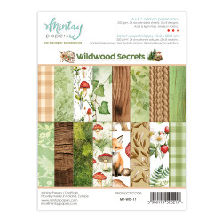 Zeszyt uzupełniający z papierami do scrapbookingu - Mintay - Wildwood Secrets