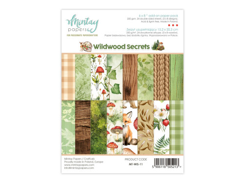 Add-on paper pack - Mintay - Wildwood Secrets