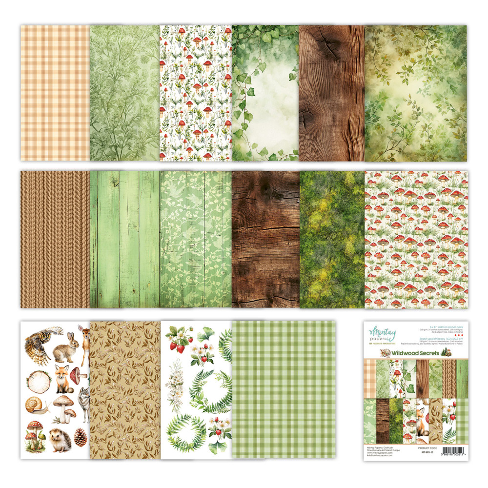 Add-on paper pack - Mintay - Wildwood Secrets