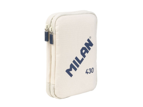 2-Level pencil case with supplies 430 - Milan - beige