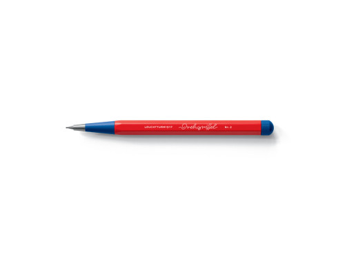 Drehgriffel Nr.2 Bauhaus pencil - Leuchtturm1917 - Red/Royal Blue, 0,7 mm, HB