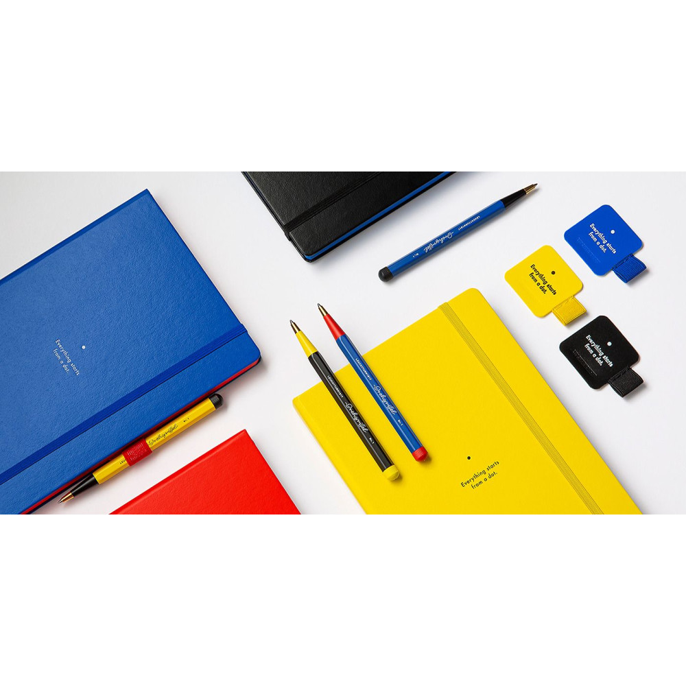 Ołówek Drehgriffel Nr. 2 Bauhaus - Leuchtturm1917 - Lemon/Black, 0,7 mm, HB