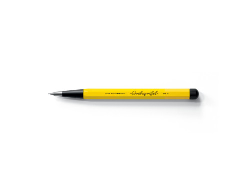Drehgriffel Nr.2 Bauhaus pencil - Leuchtturm1917 - Lemon/Black, 0,7 mm, HB