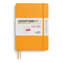 Weekly Planner & Notebook 2025/2026 A5 - Leuchtturm1917 - Rising Sun, hardcover