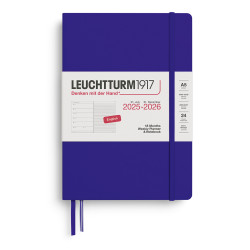 Weekly Planner & Notebook 2025/2026 A5 - Leuchtturm1917 - Ink, hardcover
