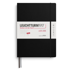 Academic Planner & Notebook 2025/2026 A4+ - Leuchtturm1917 - Black, hardcover