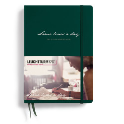 The 5 year memory book, Some lines a day A5 - Leuchtturm1917 - Forest Green, hard cover