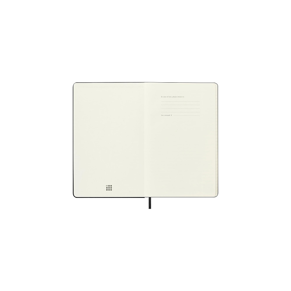 Kalendarz dzienny 2025/2026 L - Moleskine - Black, twarda okładka