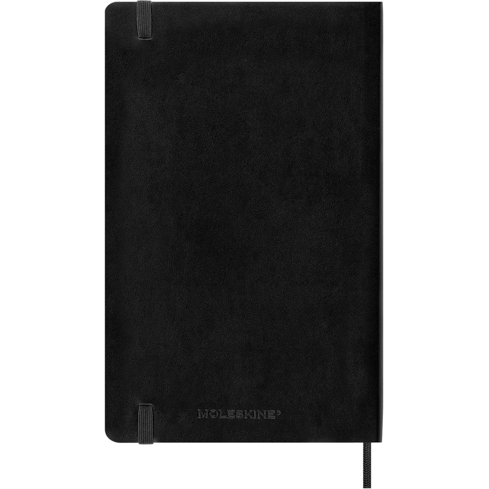 Kalendarz dzienny 2025/2026 L - Moleskine - Black, miękka okładka